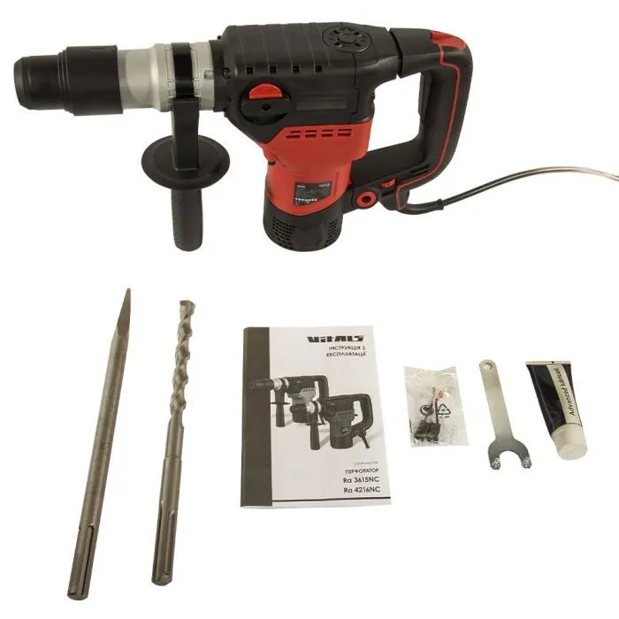 Перфоратор Vitals Master, Ra 4216NC, SDS-max, 1600W, 12J, кейс (219874) изображение 2