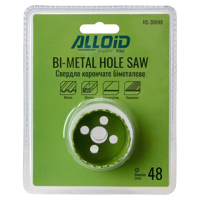 Коронка Alloid біметалева, 121мм (HS-30121) зображення 3