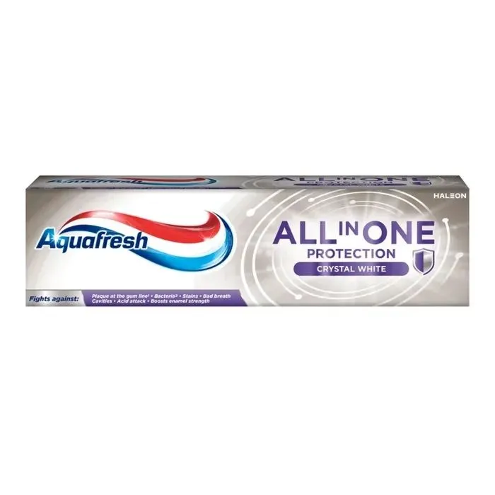 Зубная паста Aquafresh All In One Crystal White 75 мл (5054563213945)