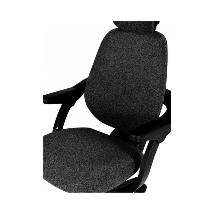 Офісне крісло GT Racer B-6333 Dark Gray/Black (B-6333 Fabric Dark Gray/Black) зображення 10