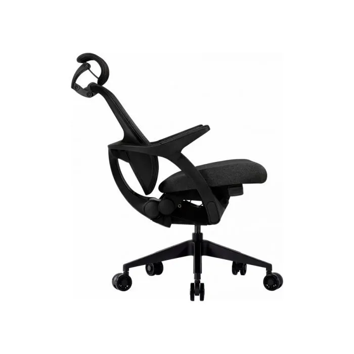 Офісне крісло GT Racer B-6333 Dark Gray/Black (B-6333 Fabric Dark Gray/Black) зображення 4