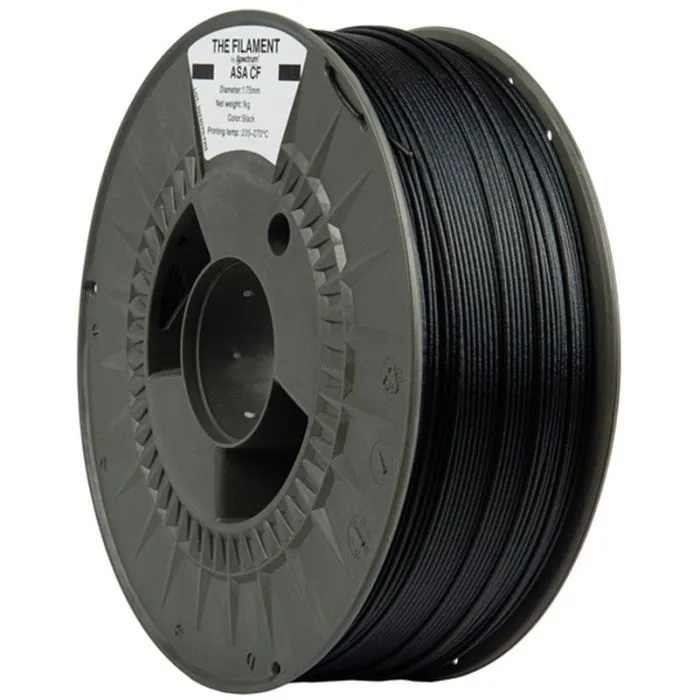 Пластик для 3D-принтера The Filament ASA CF 1.75mm 1kg Black (TF-24215)