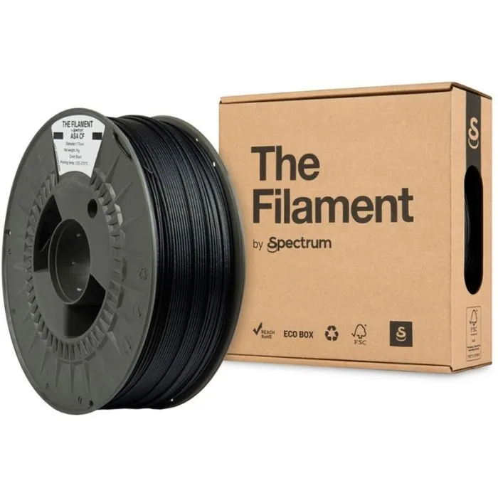 Пластик для 3D-принтера The Filament ASA CF 1.75mm 1kg Black (TF-24215) изображение 3