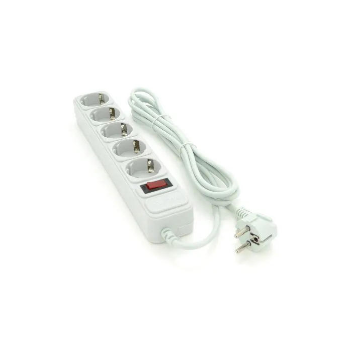 Сетевой фильтр питания Maxxter MSP5-G-15G, 5 роз, 4.5 м, Gray (MSP5-G-15G)