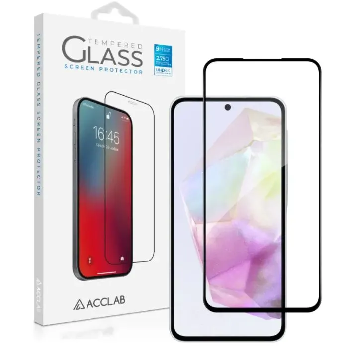 Стекло защитное ACCLAB Full Glue ESD Samsung Galaxy A37 Black (1283126634857) изображение 2