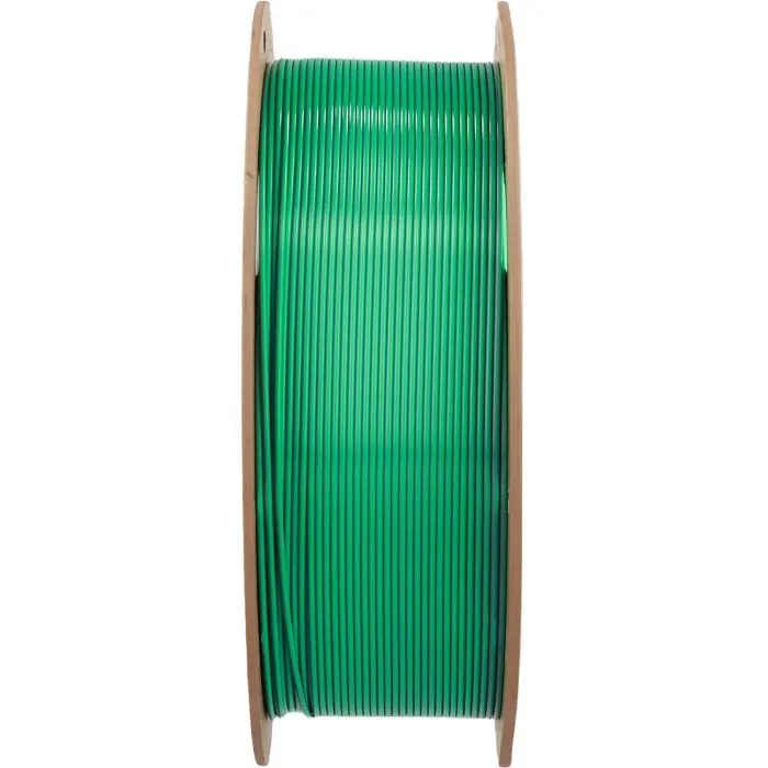 Пластик для 3D-принтера Polymaker PLA PANCHROMA DUAL SILK 1,75mm 1kg Green-Chrome (CA03028) зображення 2