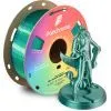 Пластик для 3D-принтера Polymaker PLA PANCHROMA DUAL SILK 1,75mm 1kg Green-Chrome (CA03028) зображення 4