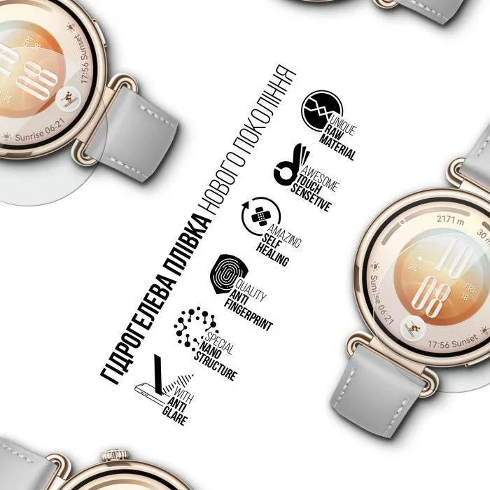 Пленка защитная Armorstandart Matte hydrogel Huawei Watch GT 7 41mm 6 pcs (ARM94036) изображение 2