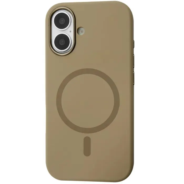 Чохол до мобільного телефона BeCover FIBRA Silicone OmniMag Apple iPhone 16 Brown (716224)