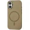 Чохол до мобільного телефона BeCover FIBRA Silicone OmniMag Apple iPhone 16 Brown (716224)