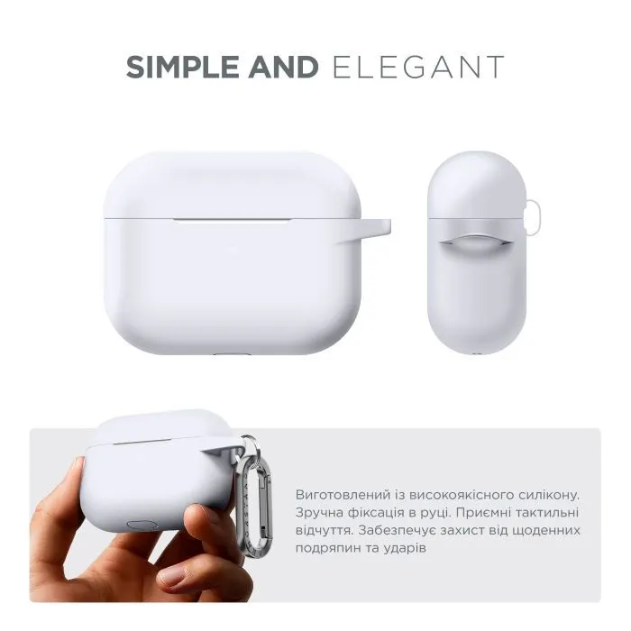 Чехол для наушников Armorstandart Hang Case For Apple Airpods Pro White (ARM56071) изображение 2