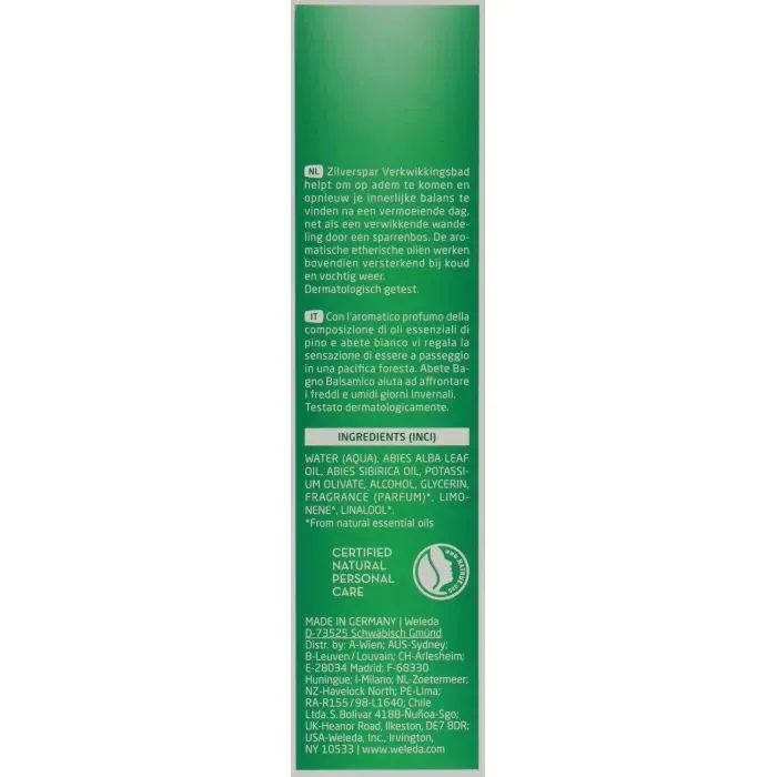 Піна для ванн Weleda Pine Reviving Bath Milk 200 мл (4001638098274) зображення 4