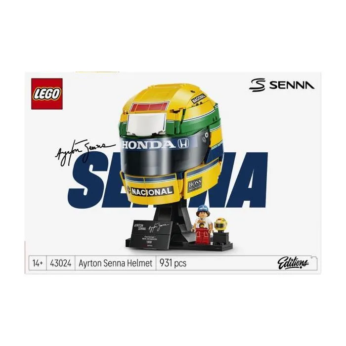 Конструктор LEGO Editions Formula 1 Шолом Айртона Сенни (43024-) зображення 3