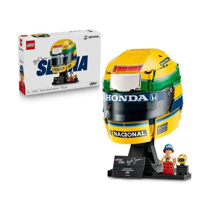 Конструктор LEGO Editions Formula 1 Шолом Айртона Сенни (43024-) зображення 4