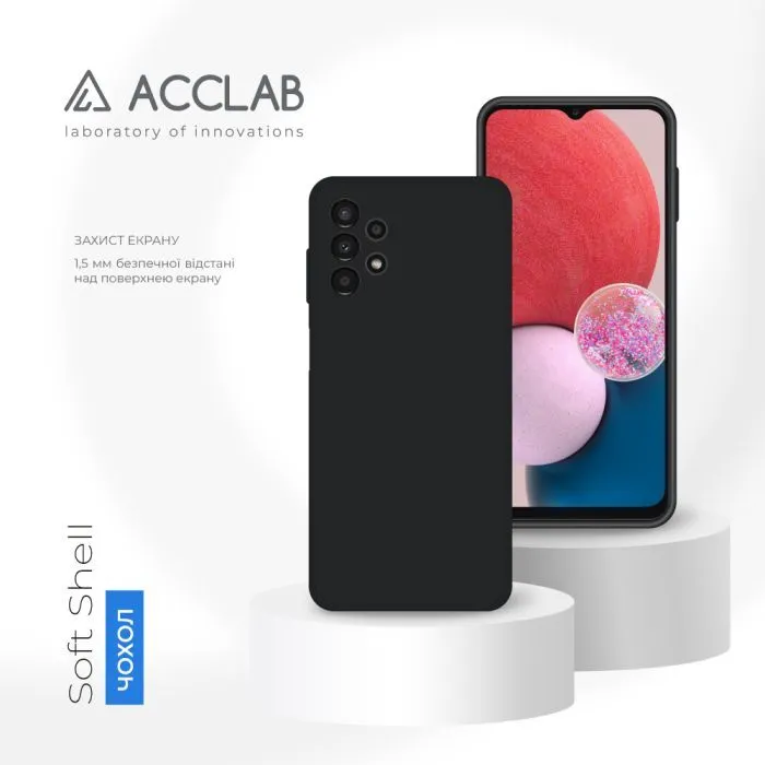 Чохол до мобільного телефона ACCLAB SoftShell Samsung Galaxy A13 4G Black (1283126552922) зображення 4