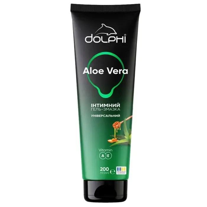 Лубрикант Dolphi Aloe Vera Універсальний 200 мл (4820296720033)