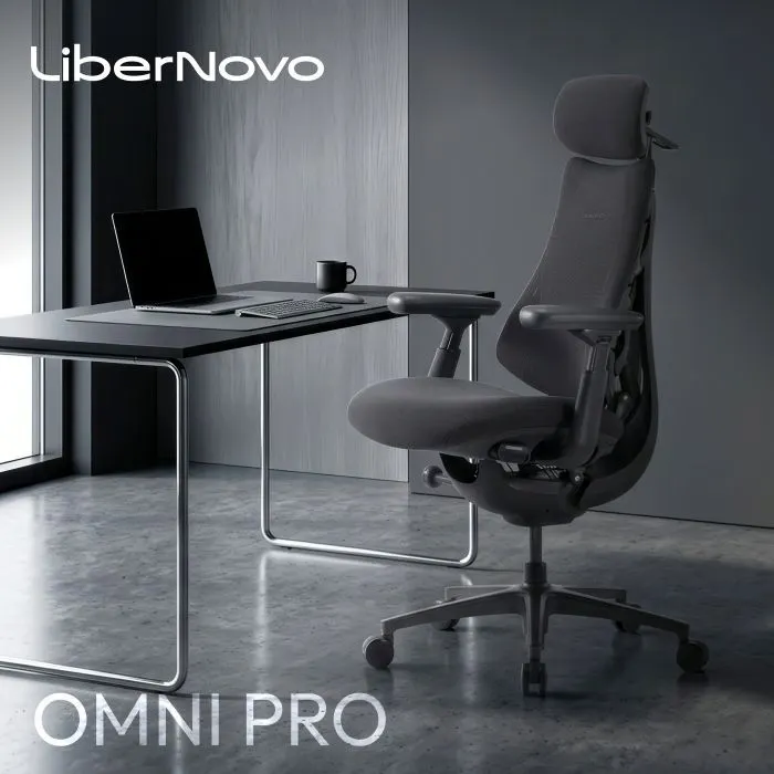 Офісне крісло LiberNovo Omni Pro Graphite 48 см (CP-GW-0000078-00-05) зображення 5
