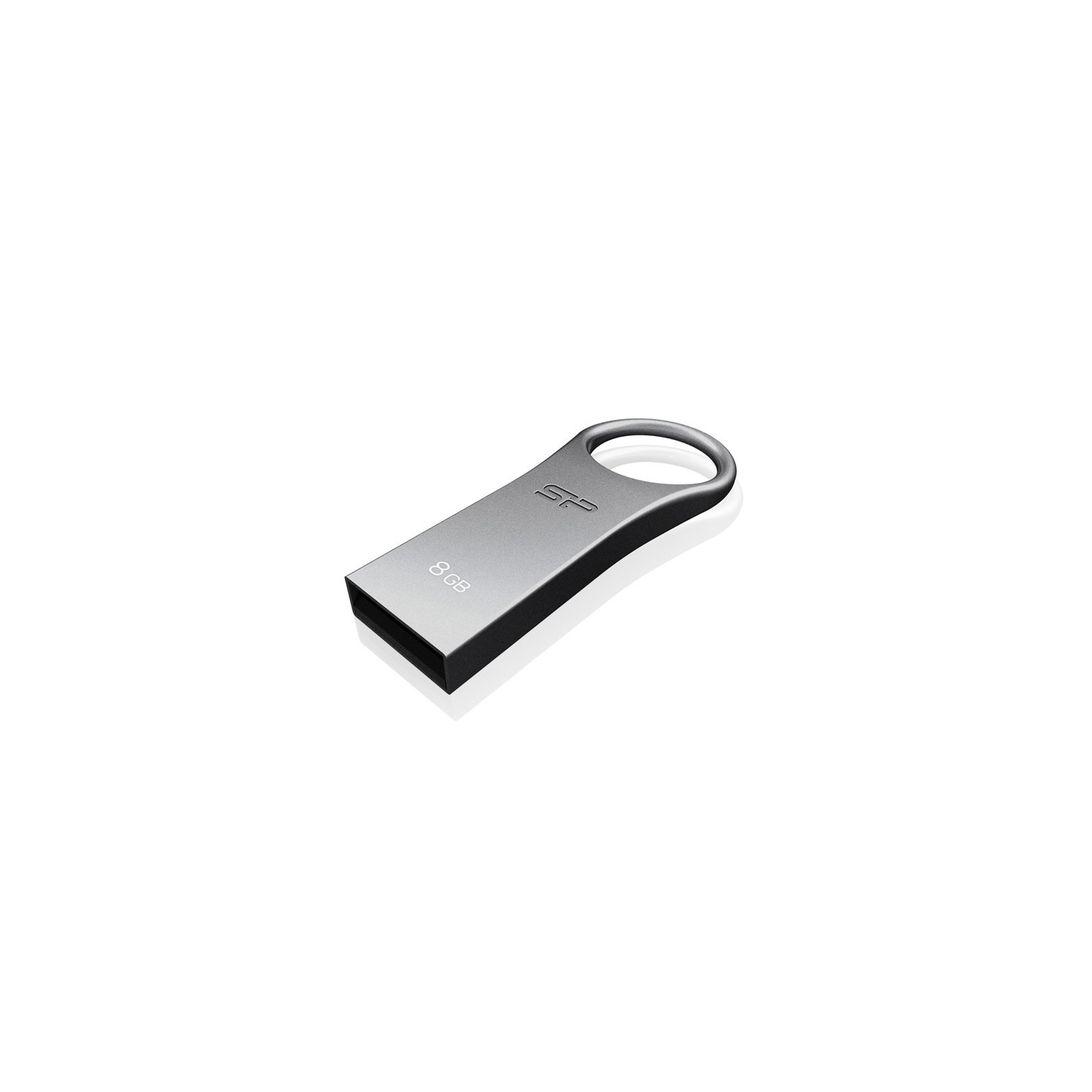 USB флеш накопичувач Silicon Power 8GB Jewel J80 USB 3.0 Titanium (SP008GBUF3J80V1T) зображення 3