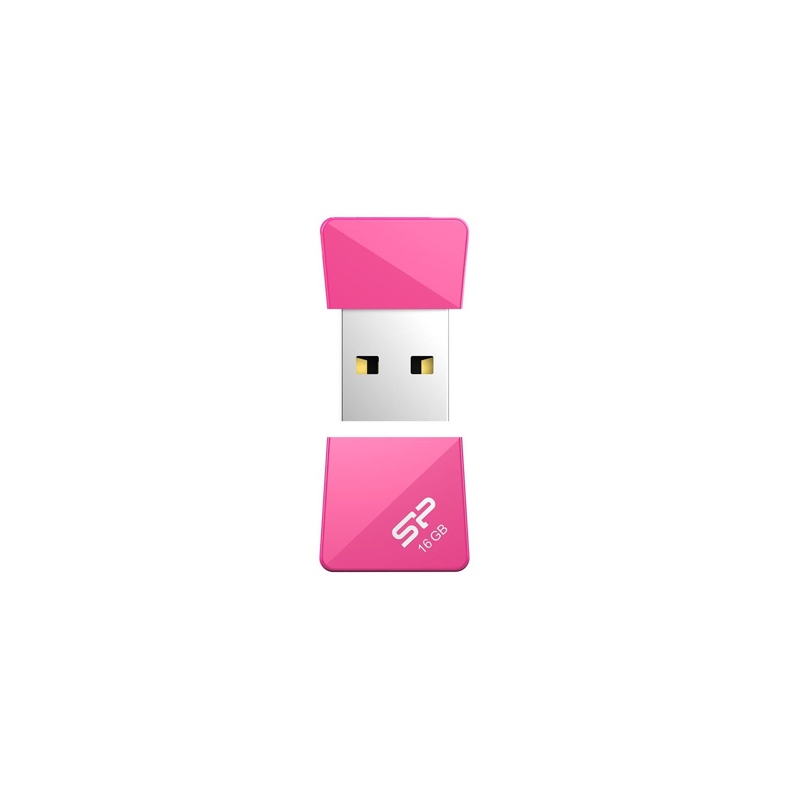 USB флеш накопитель Silicon Power 16Gb Touch T08 Peach USB 2.0 (SP016GBUF2T08V1H) изображение 3