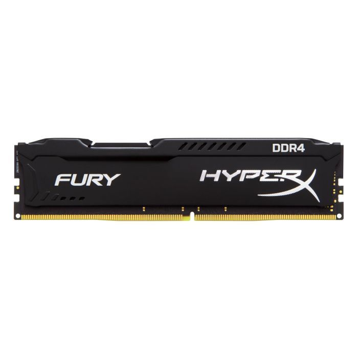 Модуль пам'яті для комп'ютера DDR4 8GB 2666 MHz HyperX Fury Black Kingston Fury (ex.HyperX) (HX426C15FB/8)