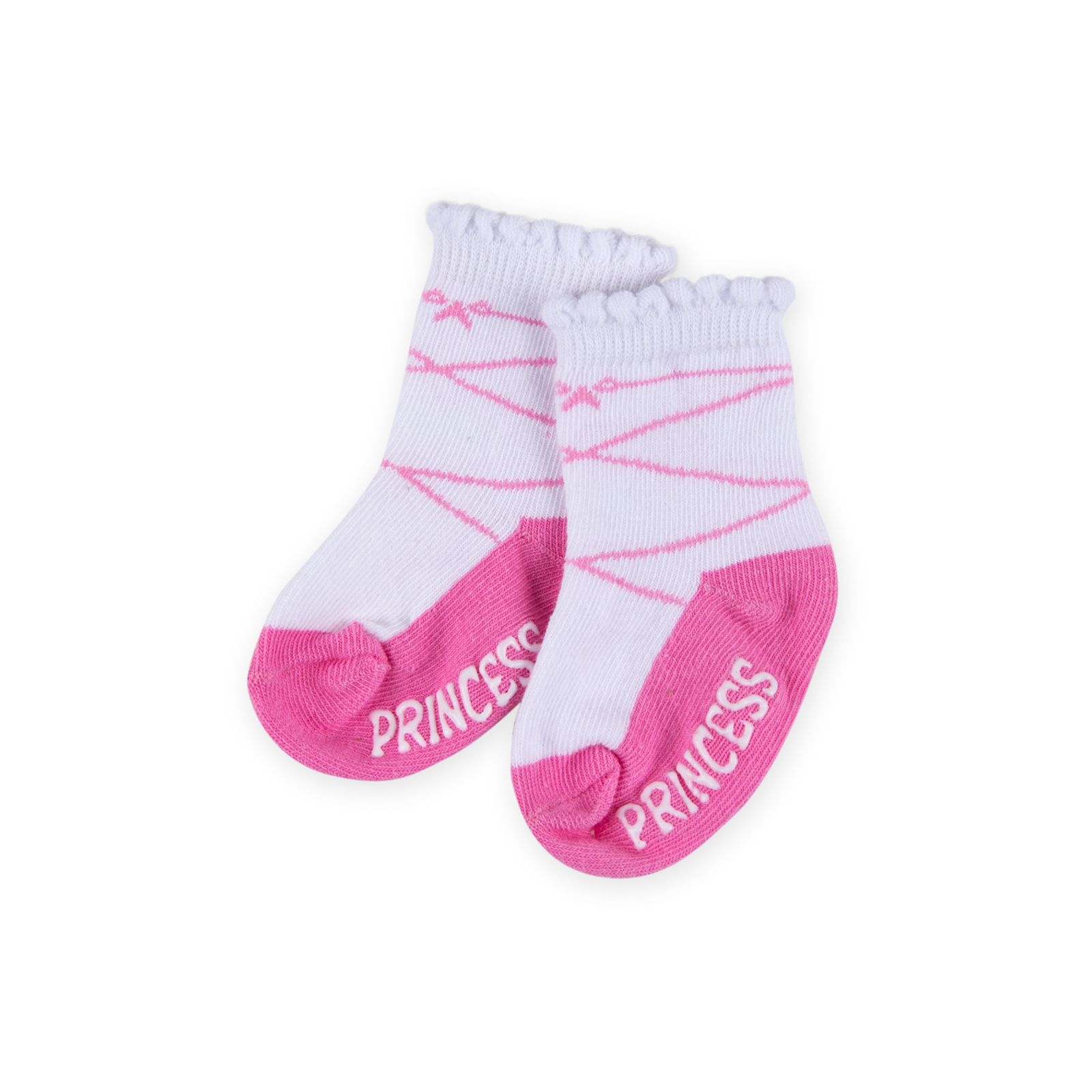 Шкарпетки дитячі Luvable Friends 3 пари неслизькі, для дівчаток (02316.0-6 F) зображення 2