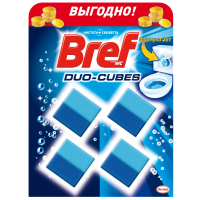 Средство для чистки унитаза Bref Дуо–Куб 200 г (9000100896818)