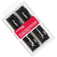 Модуль памяти для компьютера DDR4 16GB (2x8GB) 2133 MHz HyperX FURY Black Kingston Fury (ex.HyperX) (HX421C14FB2K2/16) изображение 2