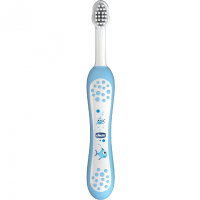 Детская зубная щетка Chicco голубая (06958.20)