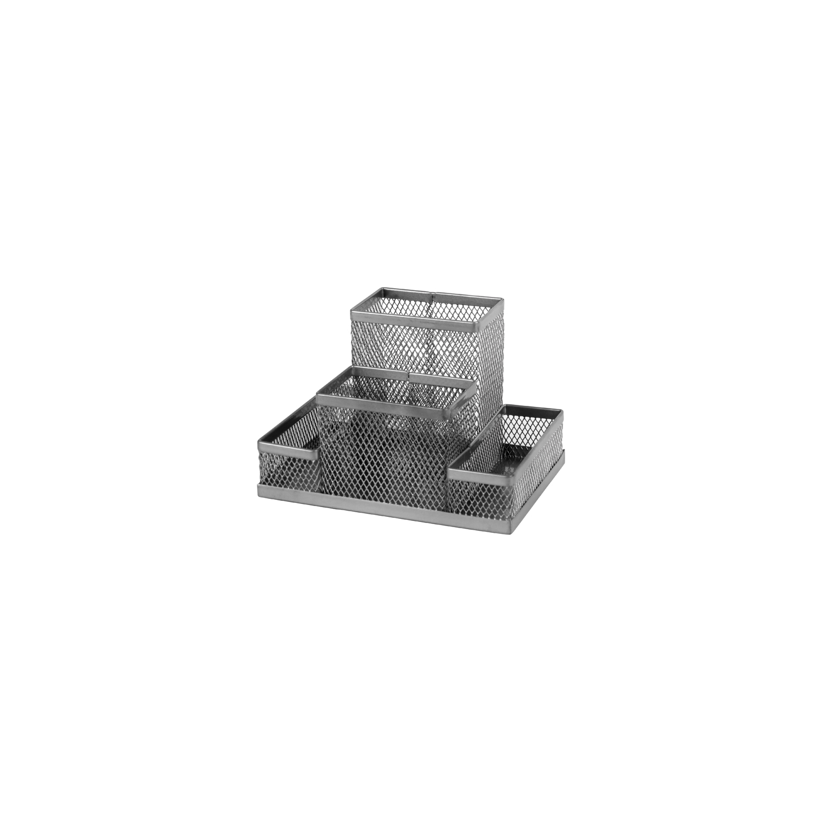 Подставка для мелочей Axent 155x103x100мм, wire mesh, silver (2117-03-A)