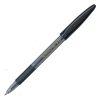 Ручка шариковая Buromax non-retractable JOBMAX, rubber grip, black (BM.8100-02) изображение 2