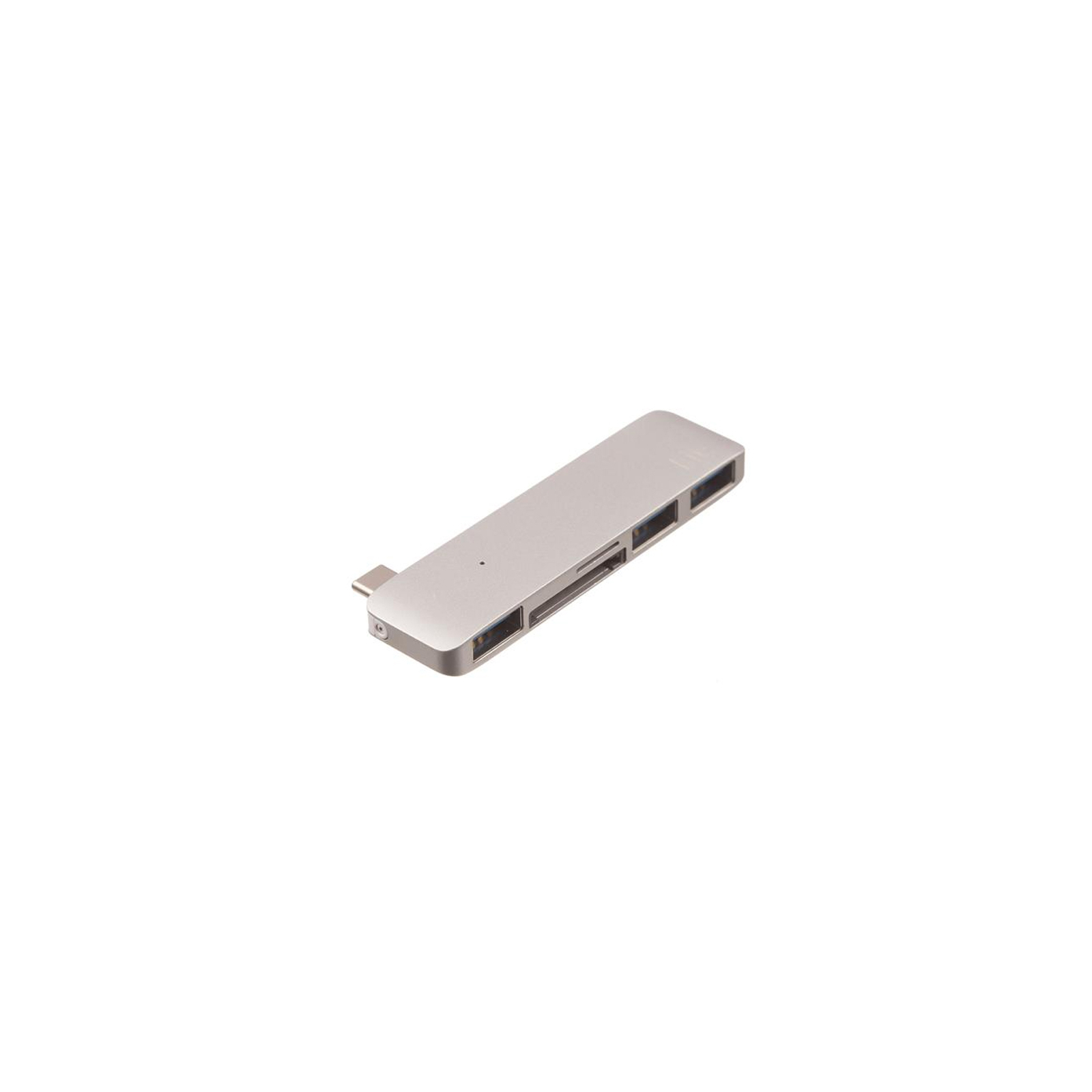 Концентратор Type-C to 3*USB 3.0, SD/microSD reader (Silver) Kit (C5IN1SL)