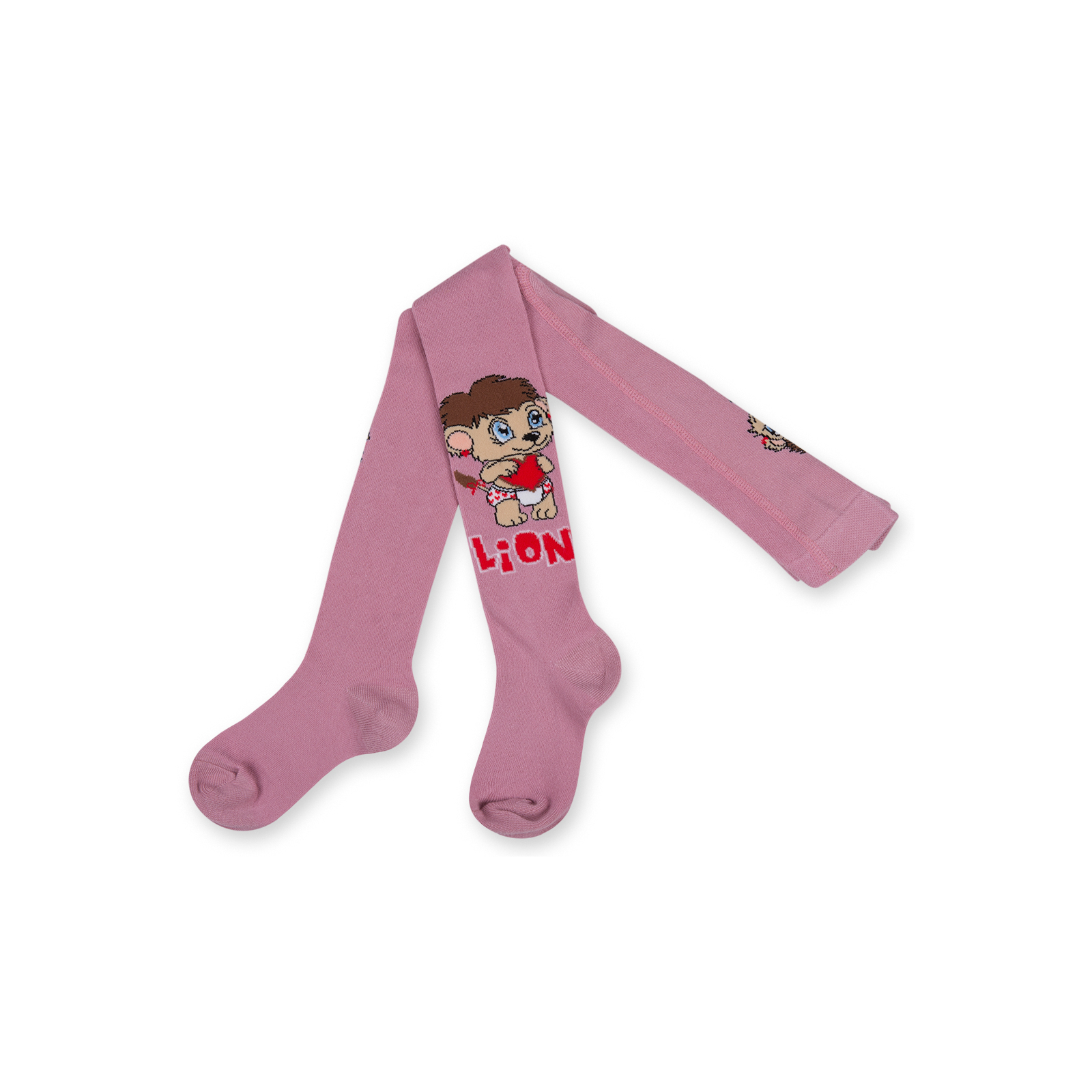 Колготки UCS Socks со львенком (M0C0301-0922-3G-pink)