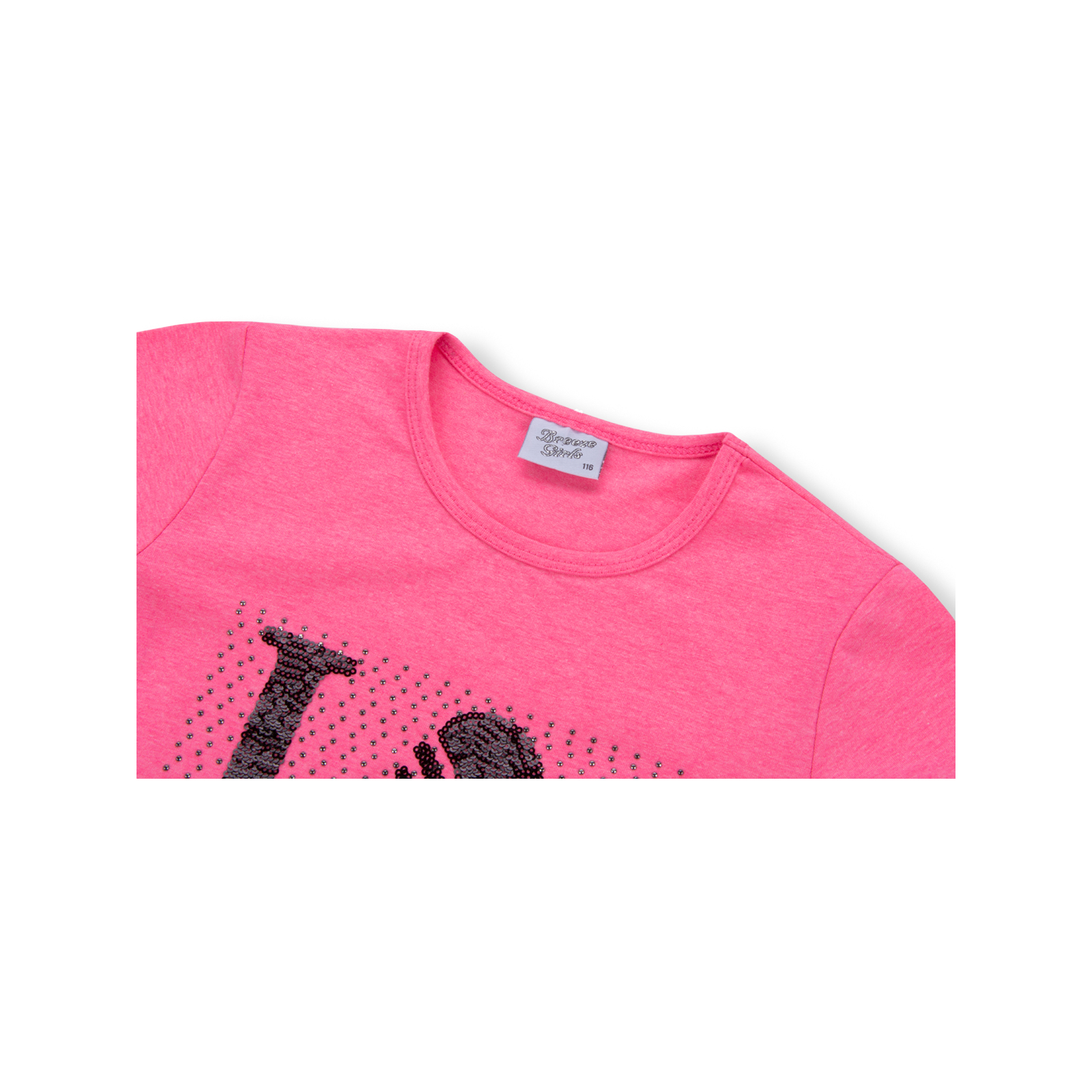 Набор детской одежды Breeze с надписью "LOVE" из пайеток (8307-116G-pink) изображение 4