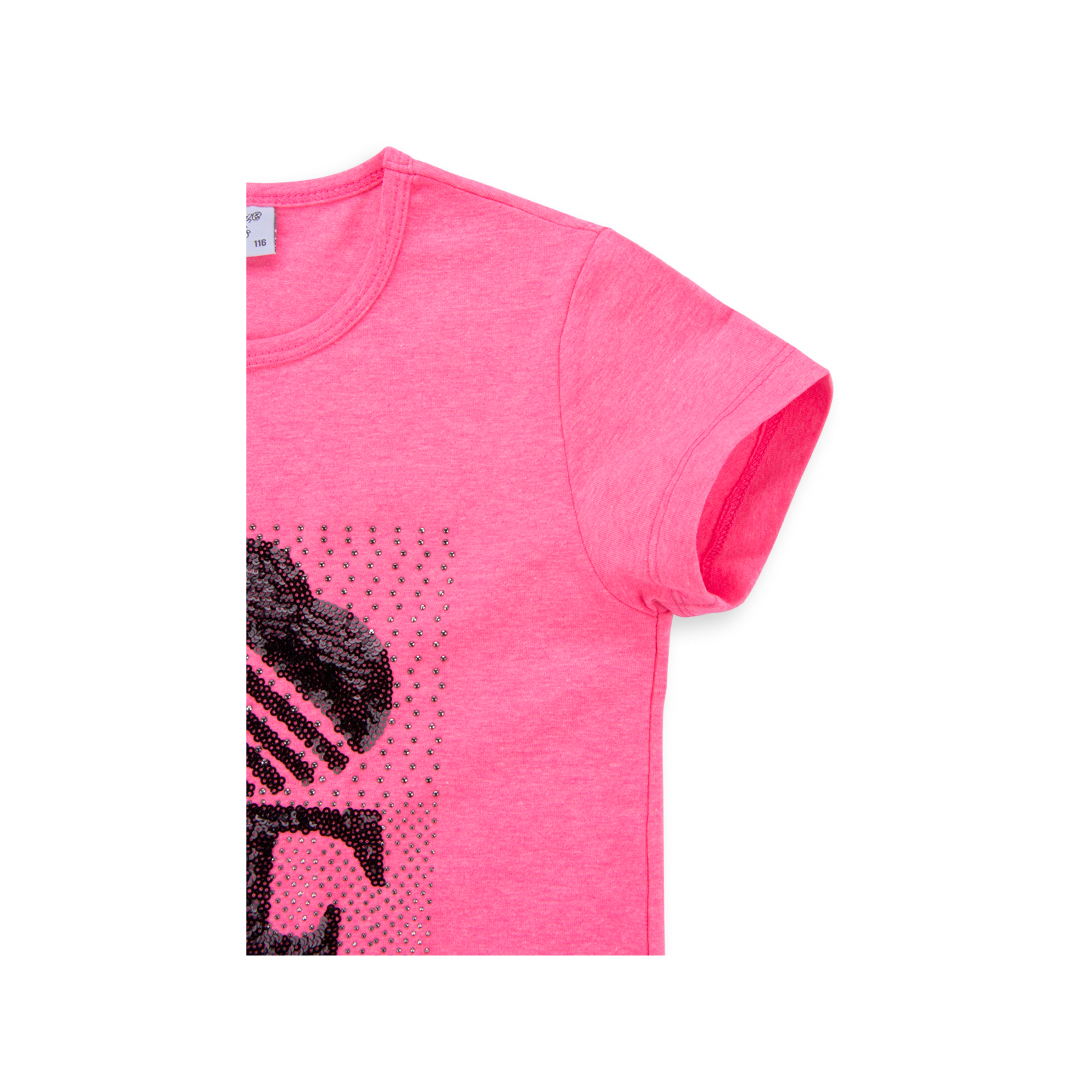 Набір дитячого одягу Breeze з написом "LOVE" із паєток (8307-134G-pink) зображення 6