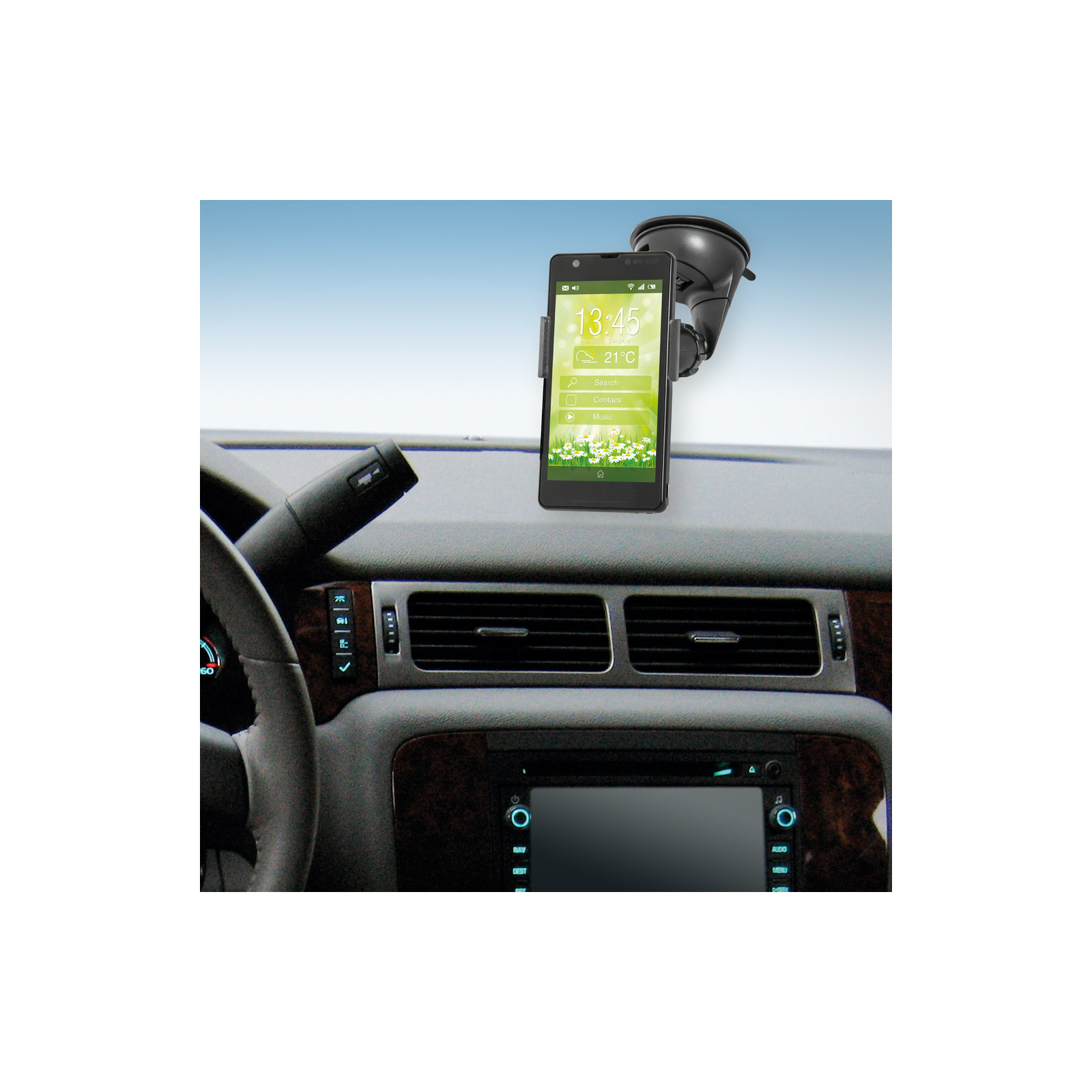Универсальный автодержатель Defender Car holder 108 for mobile devices (29108) изображение 10