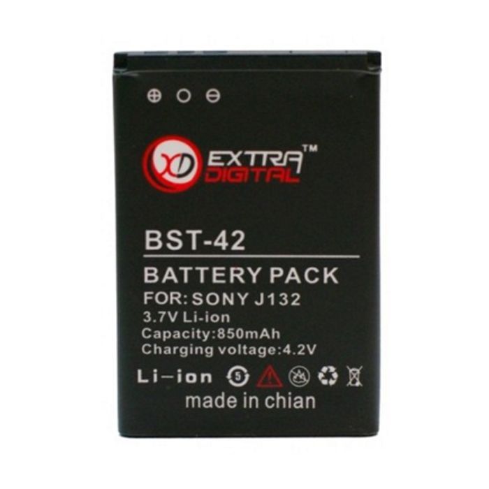 Аккумуляторная батарея Extradigital Sony Ericsson BST-42 (850 mAh) (DV00DV6076)