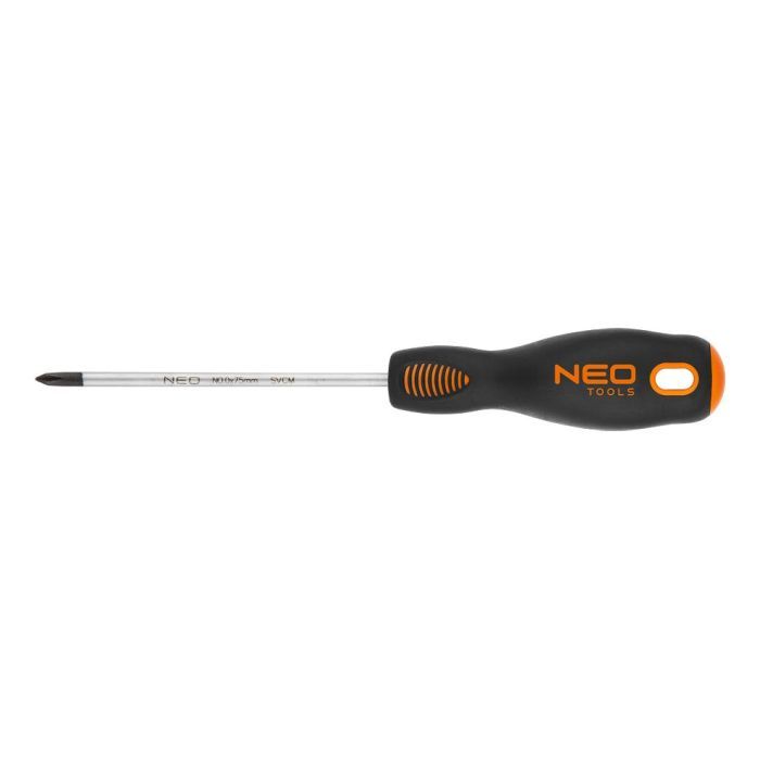 Отвертка Neo Tools крестовая PH1 x 100 мм, CrMo (04-022)