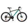 Велосипед Optimabikes 26" MOTION 2018 AM 14G DD рама-13" Al черно-бирюзовый (OPS-OP-26-112)