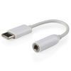 Переходник Type-C to Jack 3.5mm female Cablexpert (CCA-UC3.5F-01-W)