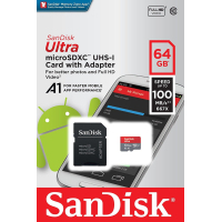 Карта пам'яті SanDisk 64GB microSDXC class 10 UHS-I A1 Ultra (SDSQUAR-064G-GN6TA) зображення 3