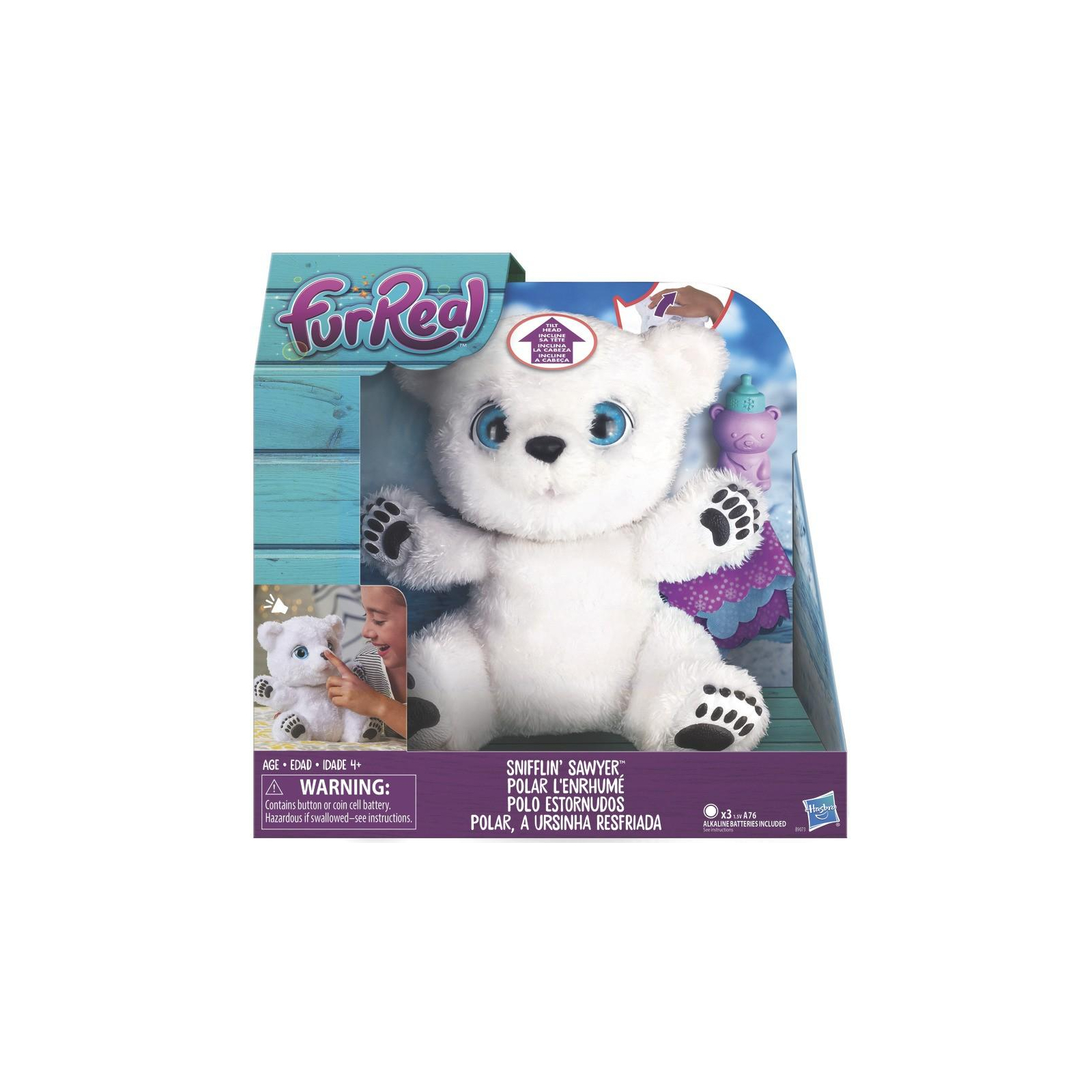 Интерактивная игрушка Hasbro Furreal Friends Полярный Медвежонок (B9073)