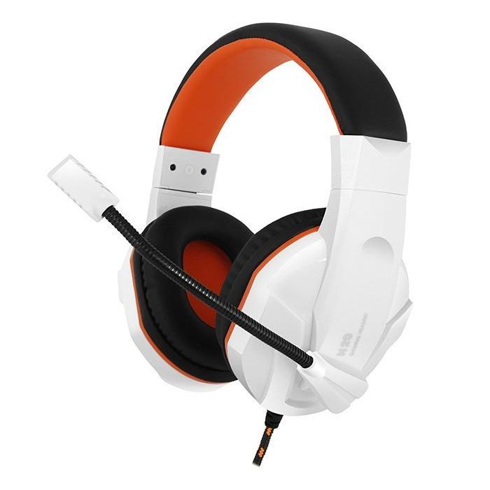 Наушники Gemix N20 White-Black-Orange Gaming