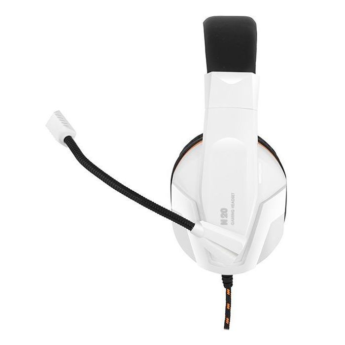 Наушники Gemix N20 White-Black-Orange Gaming изображение 3