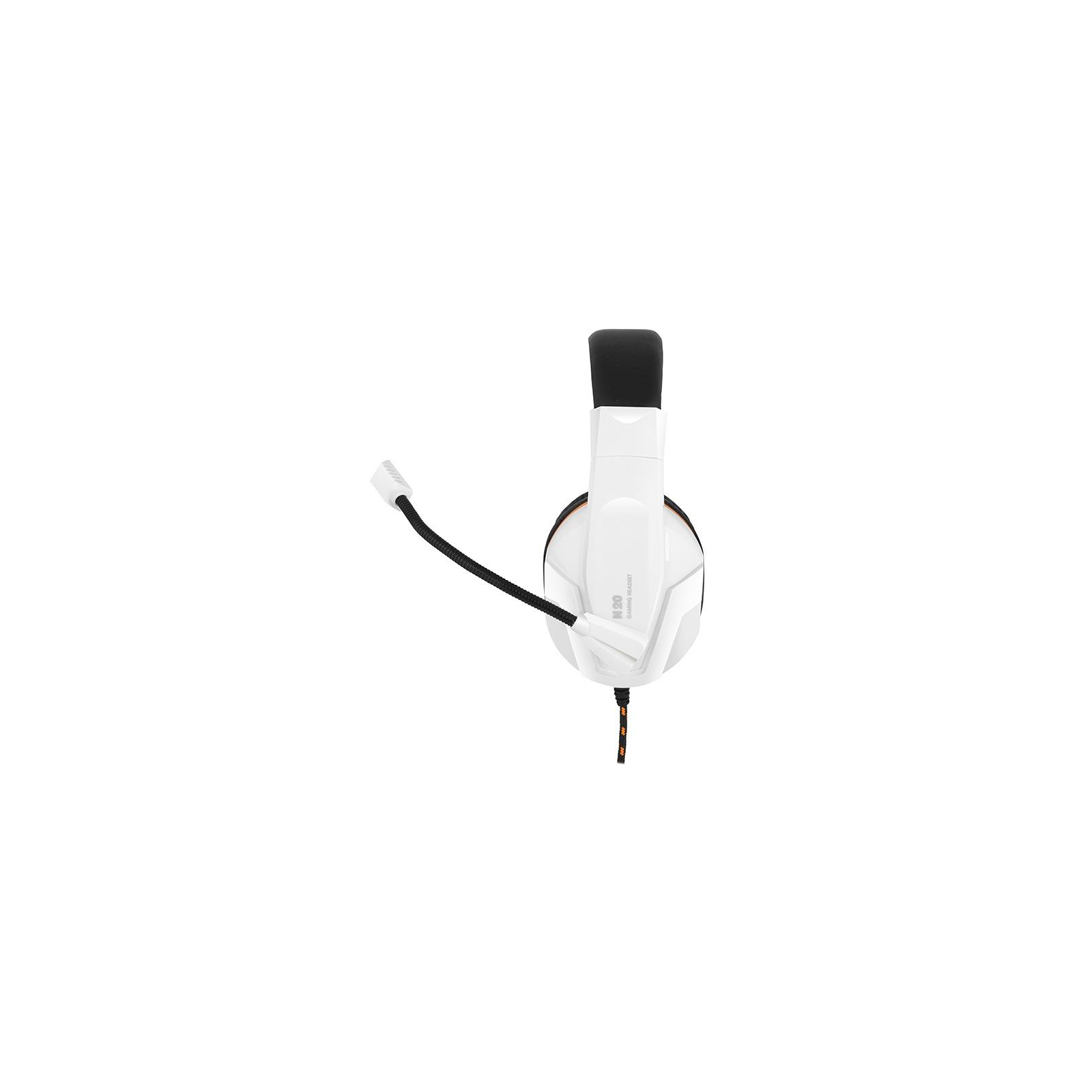 Навушники Gemix N20 White-Black-Orange Gaming зображення 3