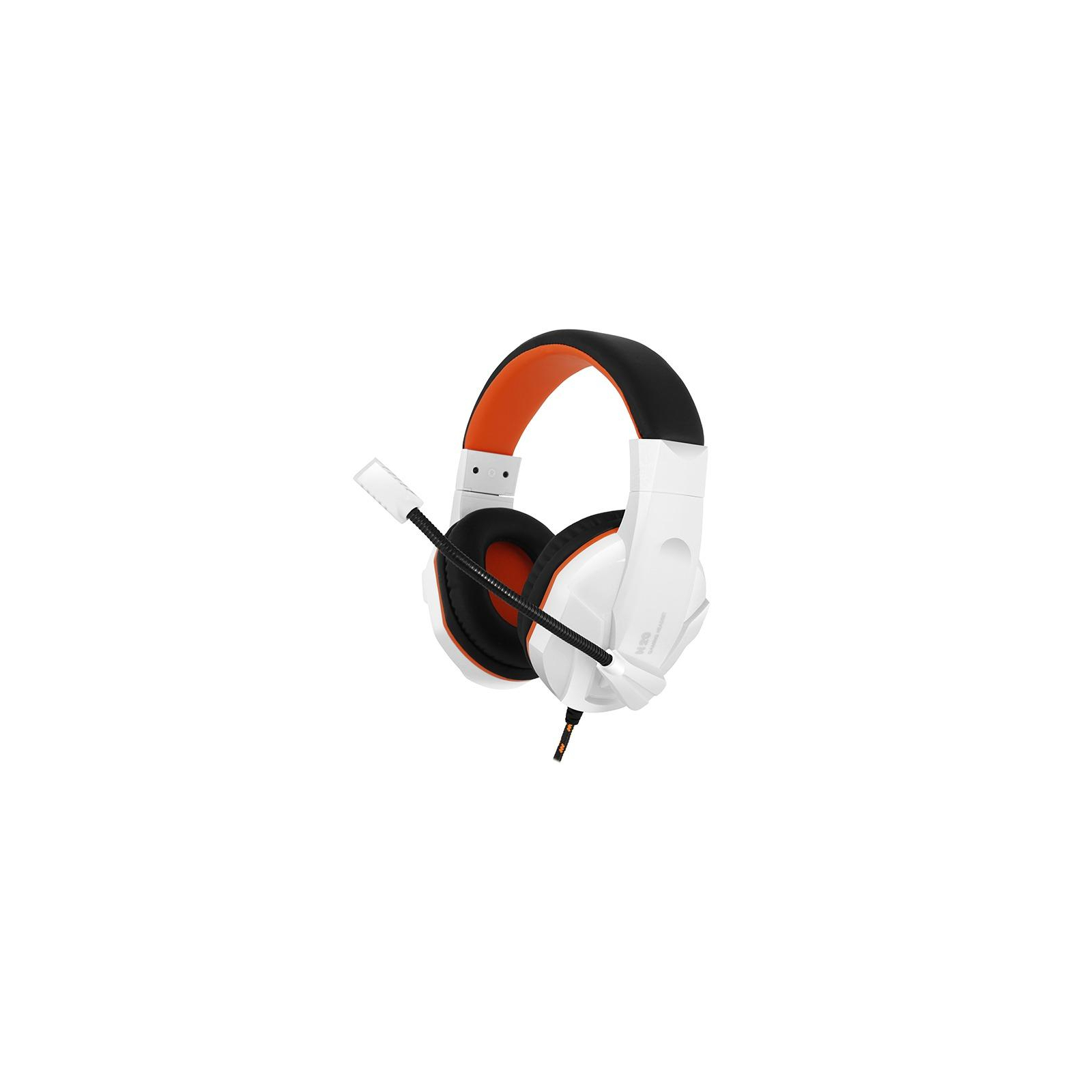 Наушники Gemix N20 White-Black-Orange Gaming