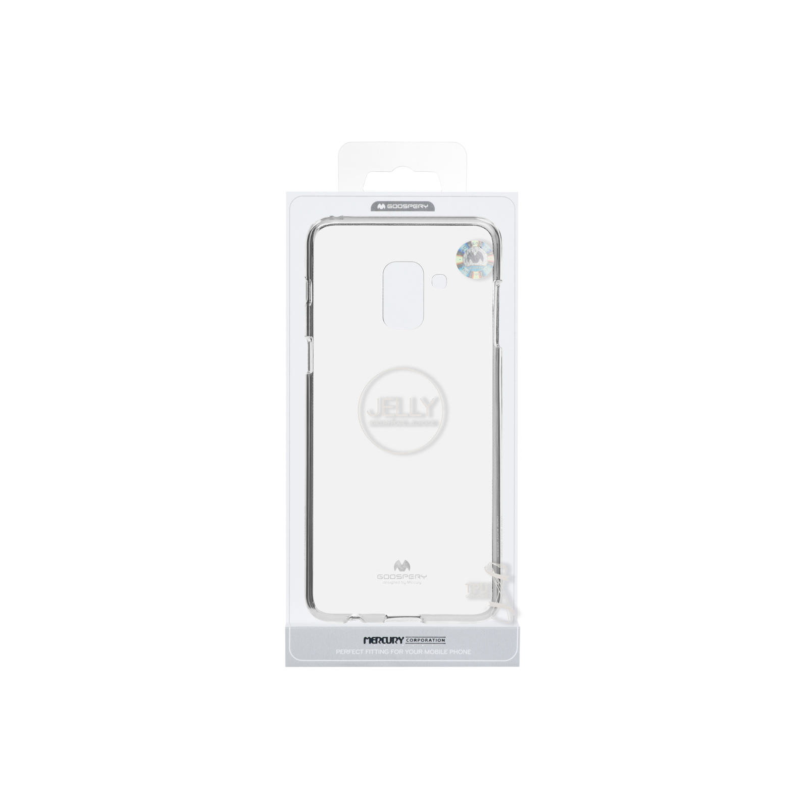 Чохол до мобільного телефона Goospery Transparent Jelly Samsung Galaxy A8 A530 Transparent (8806174337995) зображення 3