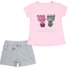 Набір дитячого одягу Breeze з кошенятами (10843-116G-pink)