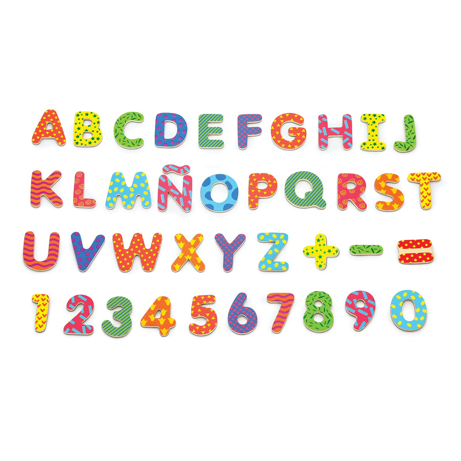 Развивающая игрушка Viga Toys Буквы и цифры магнитные, набор (59429) изображение 2