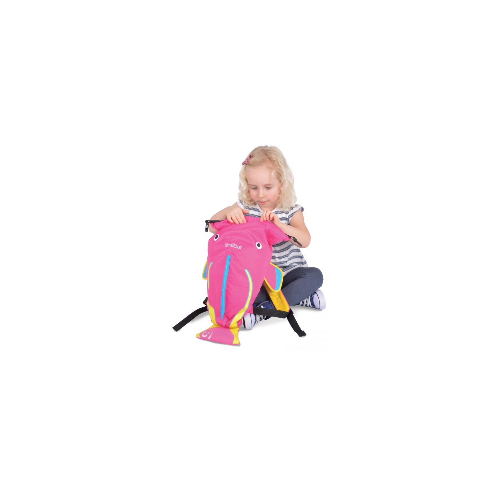 Рюкзак детский Trunki PaddlePak Рыбка Розовий (0250-GB01) изображение 5