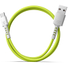 Дата кабель USB 2.0 AM to Type-C 1.0m Soft white/lime Pixus (4897058531169) зображення 4